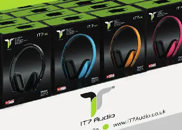 A group of IT7 headphone packages.