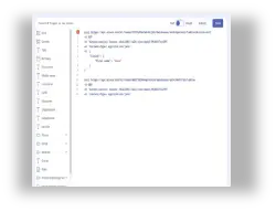 A screenshot of ninox showing scripting functionality.